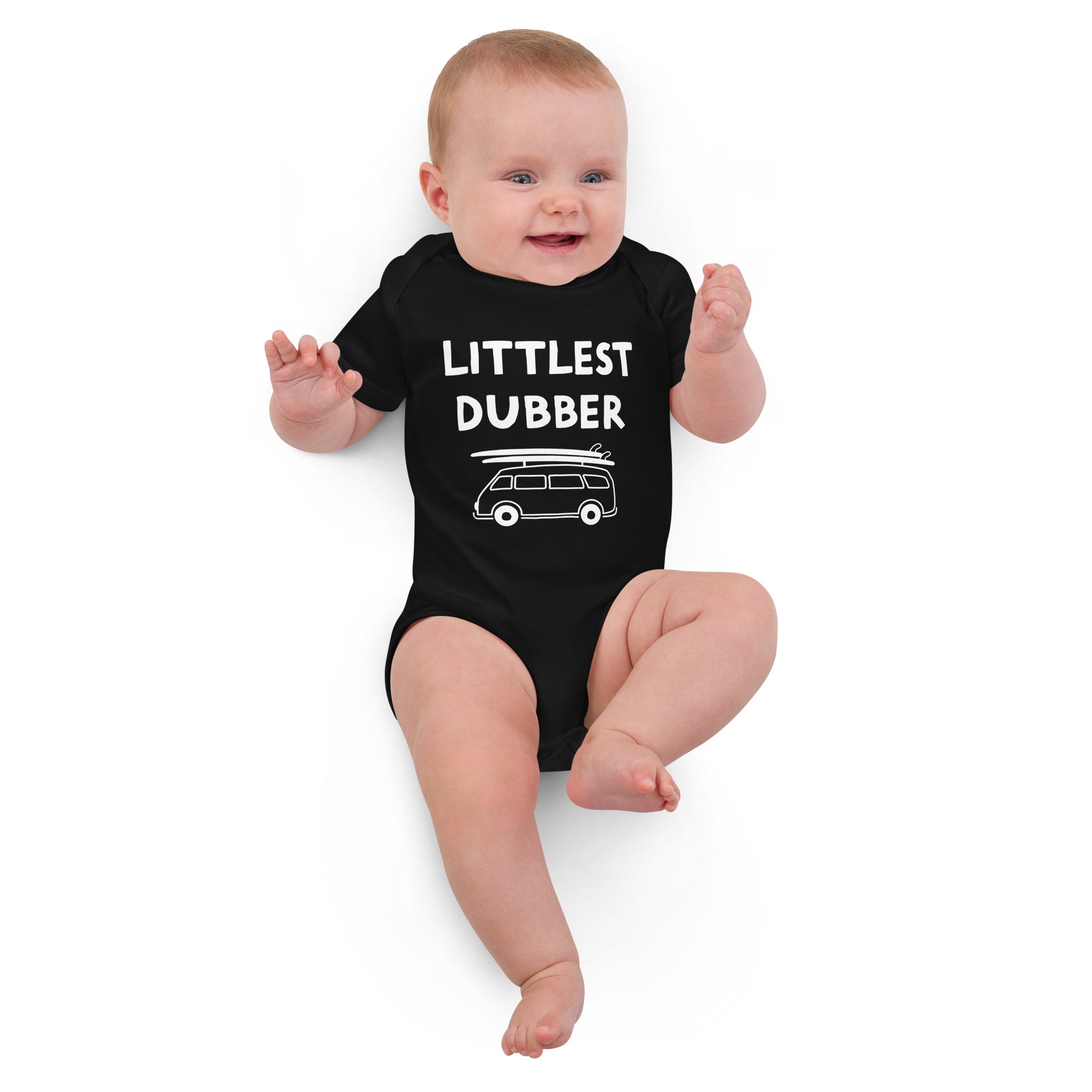 ‘Littlest DUBBER’ baby bodysuit